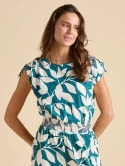 Brakeburn t-paita Woodland leaves