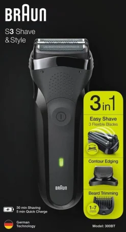 Braun parranajokone 300BT