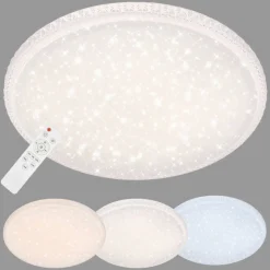 Briloner LED-plafondi CCT tähtikuviokupu ja kristallikoriste