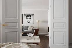 By Rydéns lattiavalaisin Marcel messinki/valkoinen