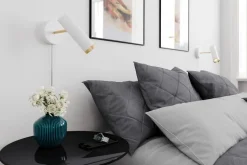 By Rydéns Puls 1-osainen seinävalaisin  mattavalkoinen