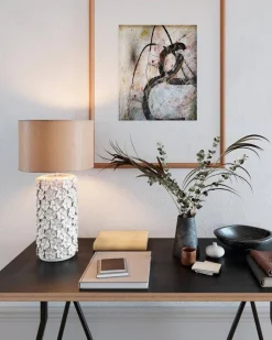 By Rydéns pöytävalaisin Fiore beige