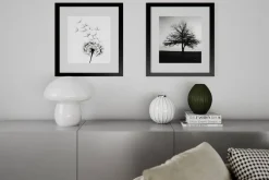 By Rydéns pöytävalaisin Mira Mushroom valkoinen