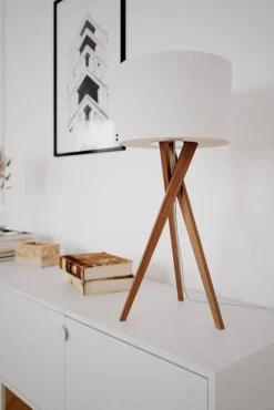 By Rydéns pöytävalaisin Vega tammi/valkoinen