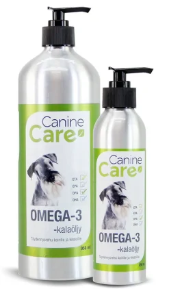 CanineCare Omega-3 -kalaöljy, 250 ml