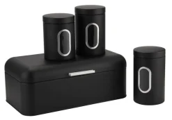 Create Home leipälaatikko + 3 purkkia mattamusta