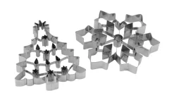 Create Home piparimuottisetti joulukuusi ja hiutale