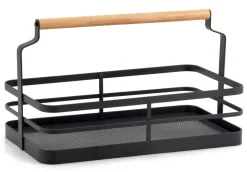 Create Home sankakori metalli/puu 31 cm musta