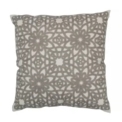 Create Home tyyny Kukka 45x45 cm v.harmaa puuvilla