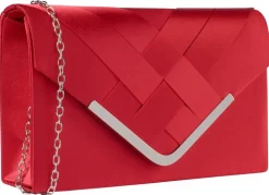 Create juhlalaukku EL2341 raspberry red