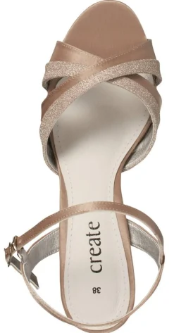 Create sandaletit L24529-1 beige/champagne gold