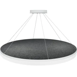 Design by Grönlund Acoustic Circulo 120 kattovalaisin tummanharmaa 4000K