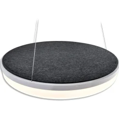 Design by Grönlund Acoustic Circulo 80 kattovalaisin tummanharmaa 4000K