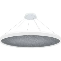 Design by Grönlund Acoustic Circulo 120 kattovalaisin vaaleanharmaa 3000K