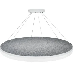 Design by Grönlund Acoustic Circulo 120 kattovalaisin vaaleanharmaa 3000K