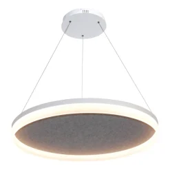 Design by Grönlund Acoustic Circulo 80 kattovalaisin vaaleanharmaa 4000K