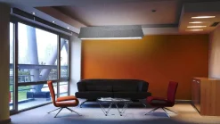 Design by Grönlund Acoustic Line 140 kattovalaisin vaaleanharmaa 4000K