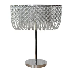 Design by Grönlund Chesterfield pöytävalaisin kromi/hopea