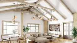 Design by Grönlund Glasgow 5 Vertical kattovalaisin shampanja