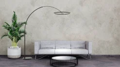 Design by Grönlund lattiavalaisin Lounge LED musta