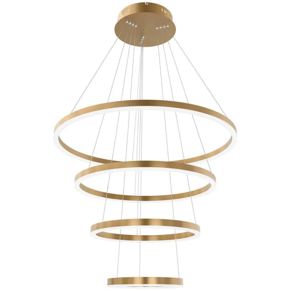 Design by Grönlund Layer 4 Led kattovalaisin messinki