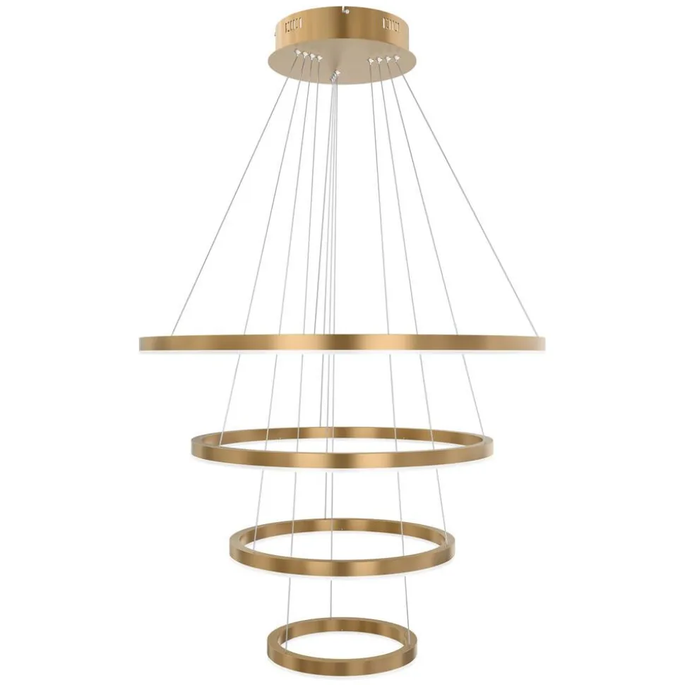 Design by Grönlund Layer 4 Led kattovalaisin messinki