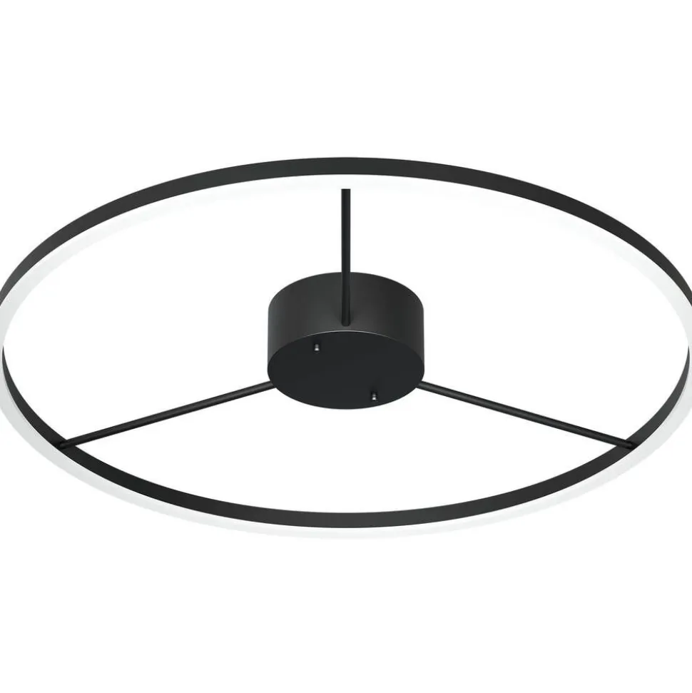 Design by Grönlund LED-plafondi Wheels 100 musta