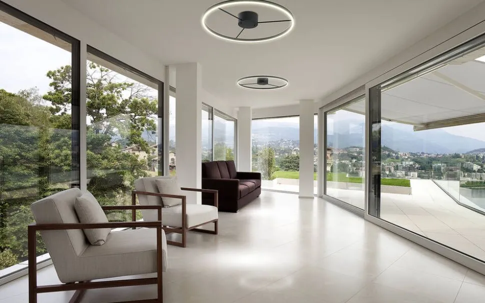 Design by Grönlund LED-plafondi Wheels 100 valkoinen