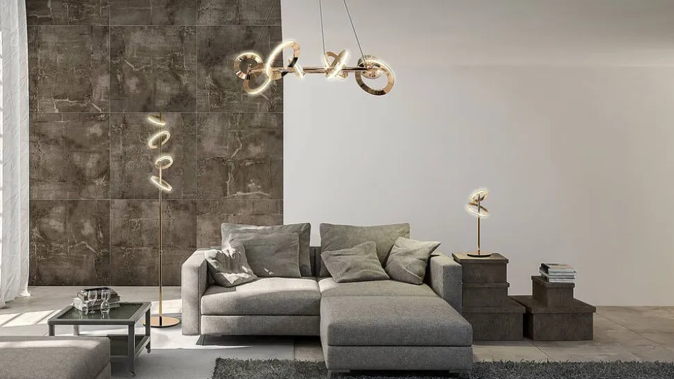 Design by Grönlund Marry Me pöytävalaisin 48 cm messinki