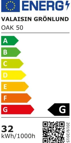 Design by Grönlund Oak kattovalaisin 50 tammi