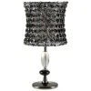 Design by Grönlund pöytävalaisin Black Rose kromi/kirkas/mus