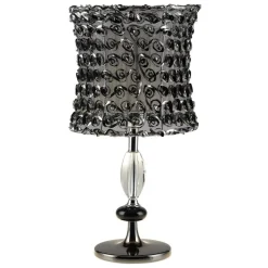 Design by Grönlund pöytävalaisin Black Rose kromi/kirkas/mus