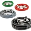 Dog TIE-OUT Cable kiinnitysvaijeri > 113 kg / 9 m harmaa