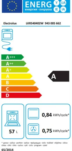 Electrolux liesi LKR540402W valkoinen