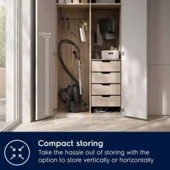 Electrolux pölynimuri Clean 600 Green Bagged EB61C2GRN harmaa