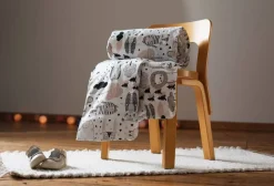 Familon Kaverit Organic vauvan pl+tl setti 85x125/35x45 kaakao