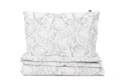 Familon Norppa Organic lasten pl+tl setti  mustavalk 120x160/40x60