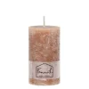 Fanni K Home pöytäkynttilä Rustiikki 6,8x12 cm pähkinänruskea