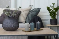 Fanni K Home pöytäkynttilä Rustiikki 6,8x12 cm agaven vihreä