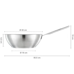 Fiskars All Steel Wok 28 cm