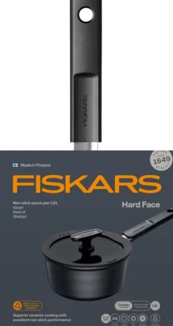 Fiskars Hard Face kasari 1,8 l kannella