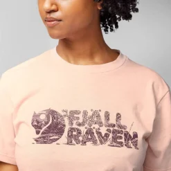 Fjällräven t-paita Lush Logo T-shirt W
