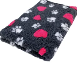 Foxy Fur makuualusta Tummanharmaa hertta 100x150 cm