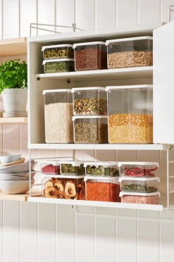 Gastromax säilytyspurkki 0,35 L kirkas/valkoinen