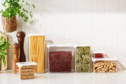 Gastromax säilytyspurkki 1,65 L kirkas/valkoinen