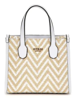 Guess laukku Whi Silvana 2 Cmprtmnt Mini Tote