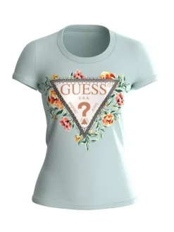 Guess t-paita Triangle flowers