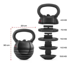 Gymstick kahvakuula säädettävä 13,5 kg