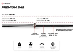 Gymstick levytanko Competition 20 kg