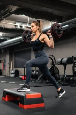 Gymstick steppilauta Pro musta-punainen